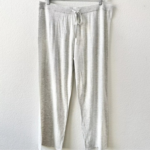 NIP Member's Mark Gray Cashmere Blend Wide Leg Lounge Pants Size XXL - Picture 3 of 9